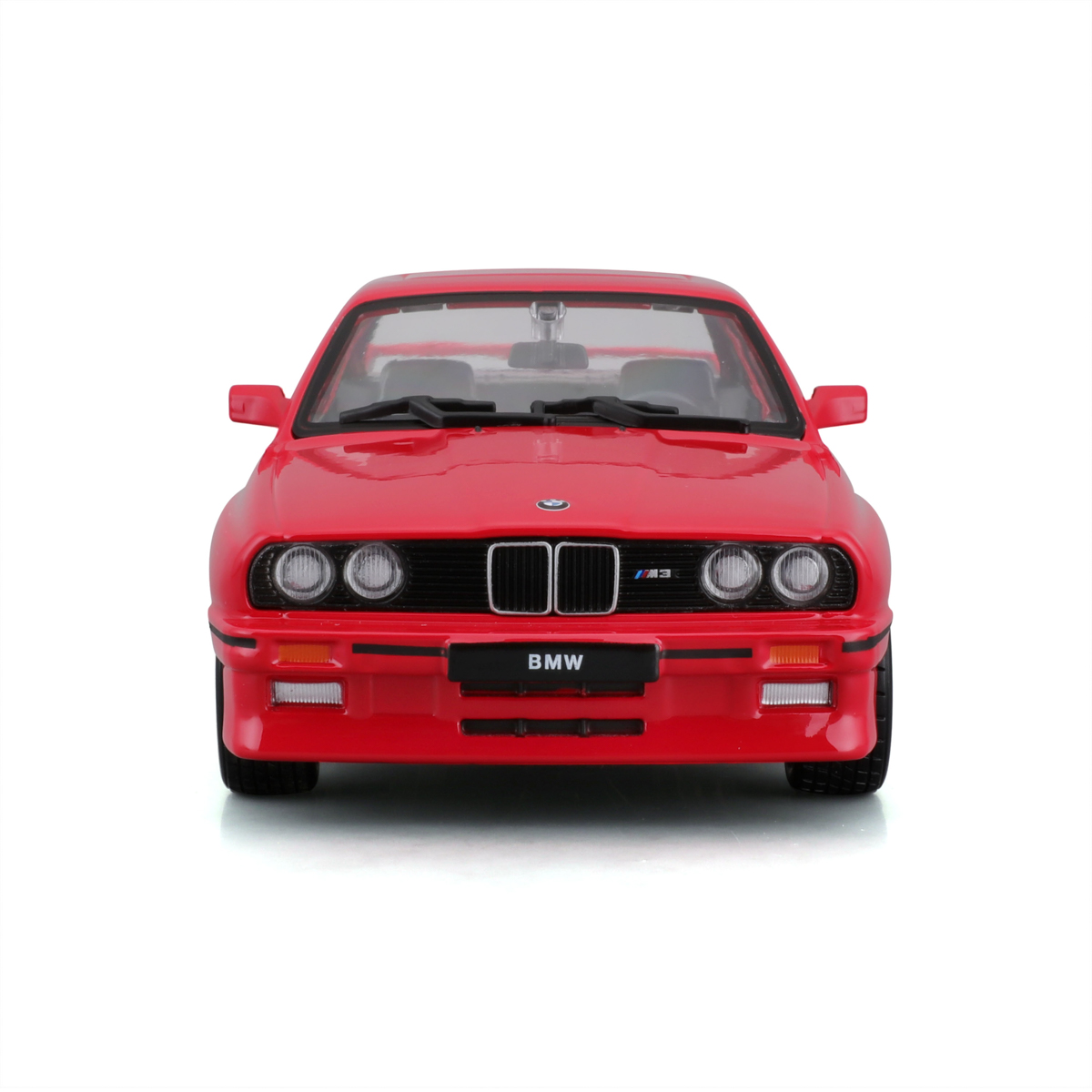 Bburago - Auta HOBBY, 1988 BMW 3 Series M3, červená, 1:24