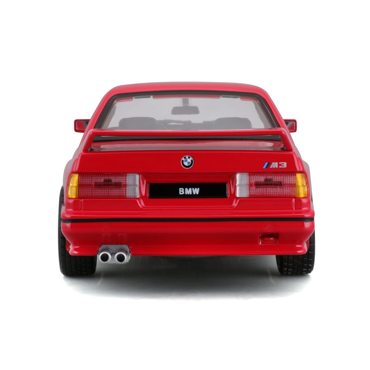 Bburago - Auta HOBBY, 1988 BMW 3 Series M3, červená, 1:24