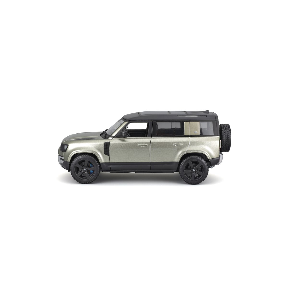 Bburago - Auta HOBBY, 2022 Land Rover Defender 110, zelená metalíza, 1:24