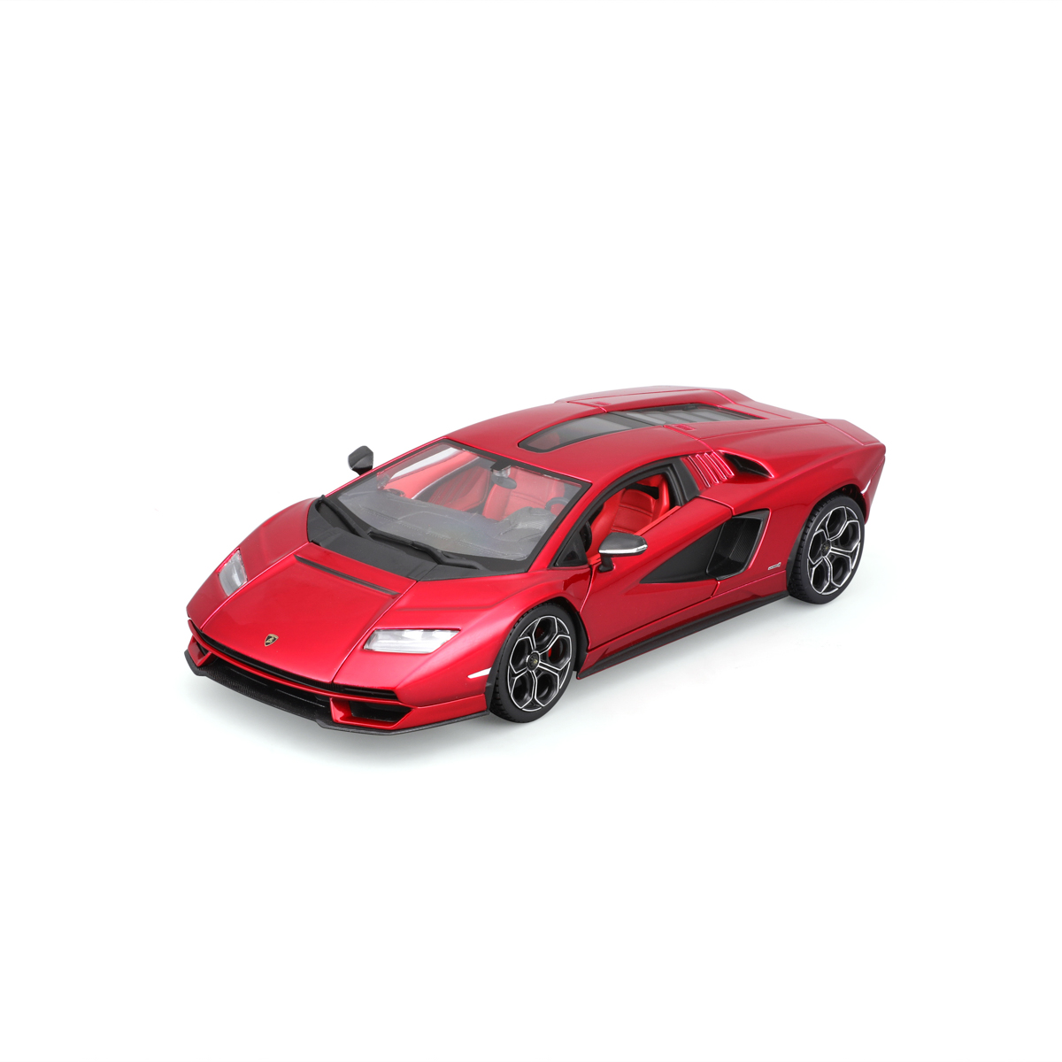 Bburago - Auta HOBBY, Lamborghini Countach LPI 800-4, červená metalíza, 1:24