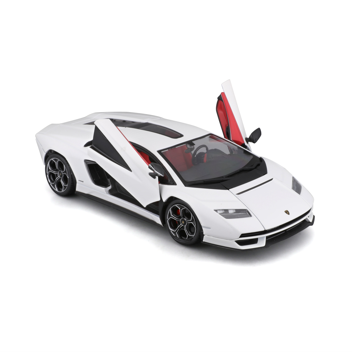 Bburago - Auta HOBBY, Lamborghini Countach LPI 800-4, bílá, 1:24