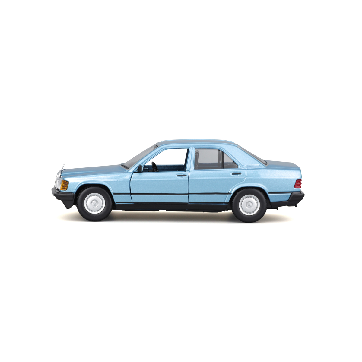 Bburago - Auta HOBBY, Mercedes-Benz 190 E 2.6, modrá metalíza, 1:24