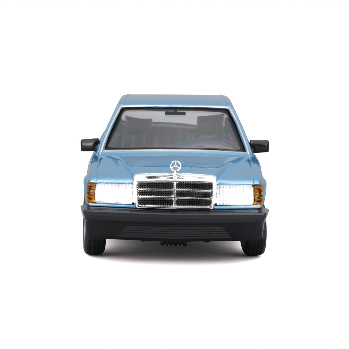 Bburago - Auta HOBBY, Mercedes-Benz 190 E 2.6, modrá metalíza, 1:24