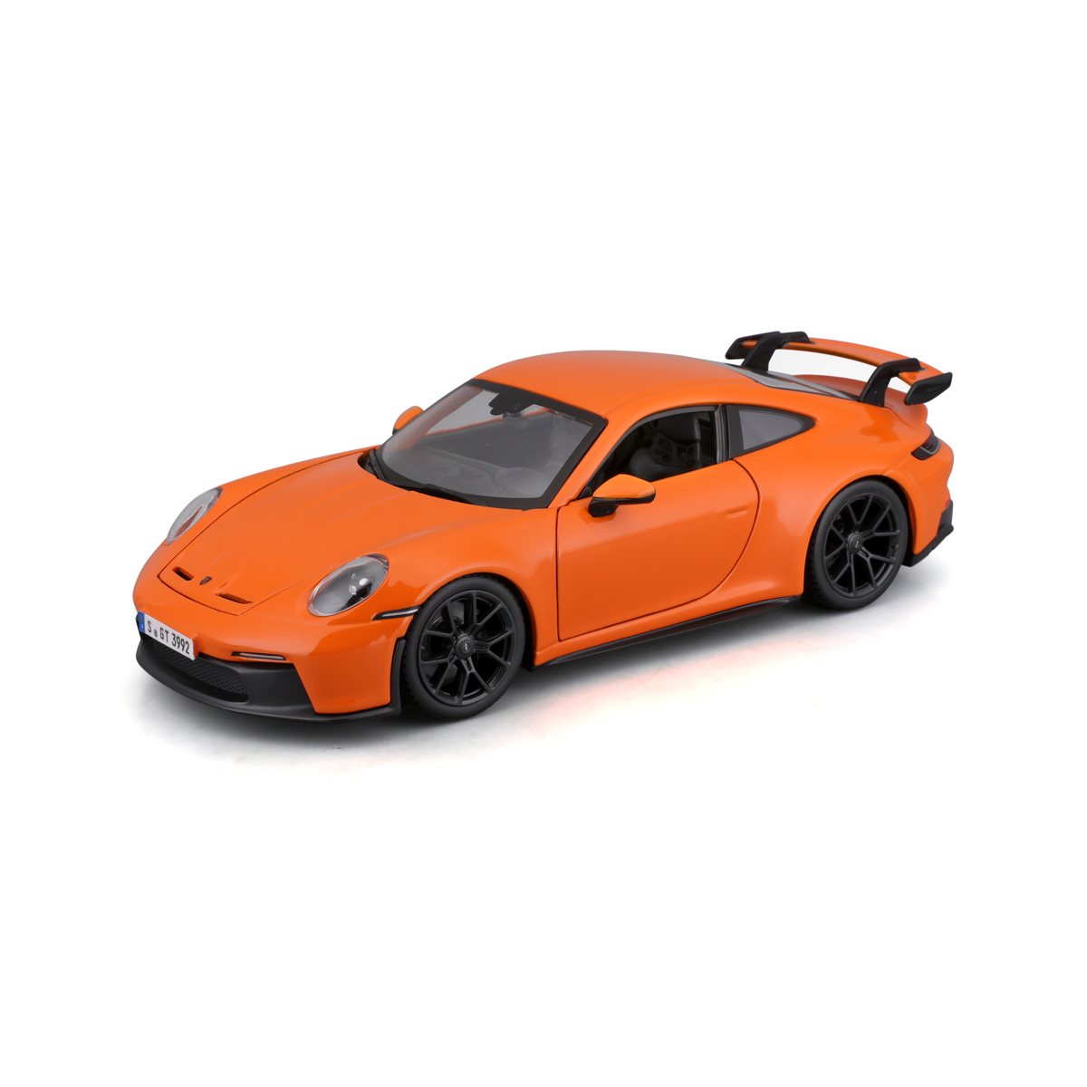 Bburago - Auta HOBBY, Porsche 911 GT3, oranžová, 1:24