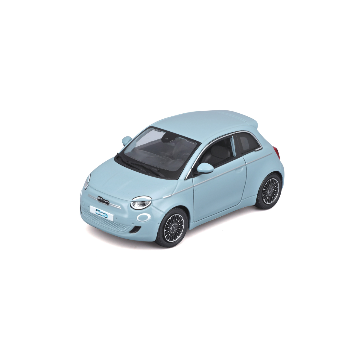 Bburago - Auta HOBBY, Fiat 500e (2023), modrá, 1:24