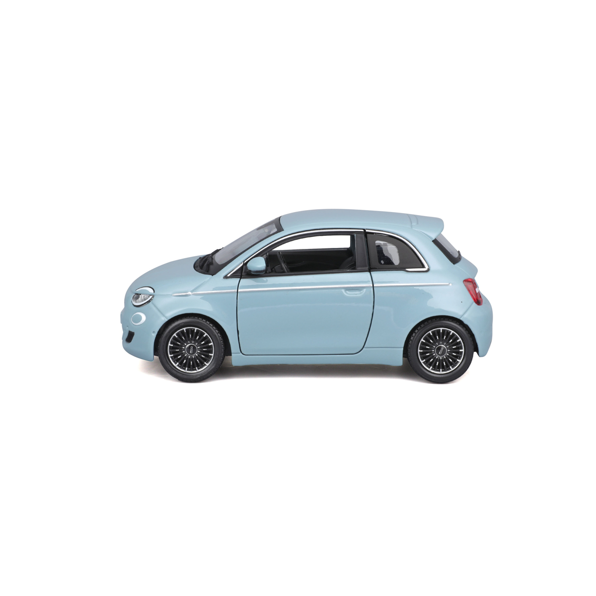 Bburago - Auta HOBBY, Fiat 500e (2023), modrá, 1:24