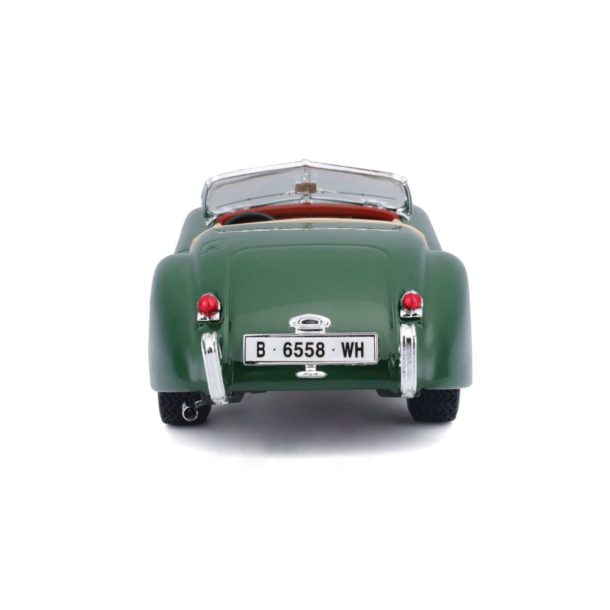 Bburago - Auta HOBBY, Jaguar XK 120 Roadster (1951), tmavě zelená, 1:24