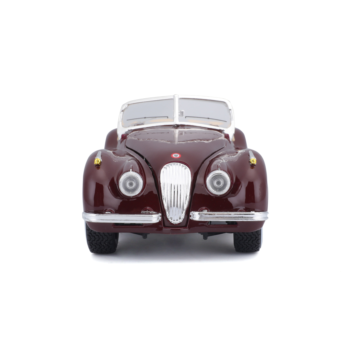 Bburago - Auta HOBBY, Jaguar XK 120 Roadster (1951), červená, 1:24