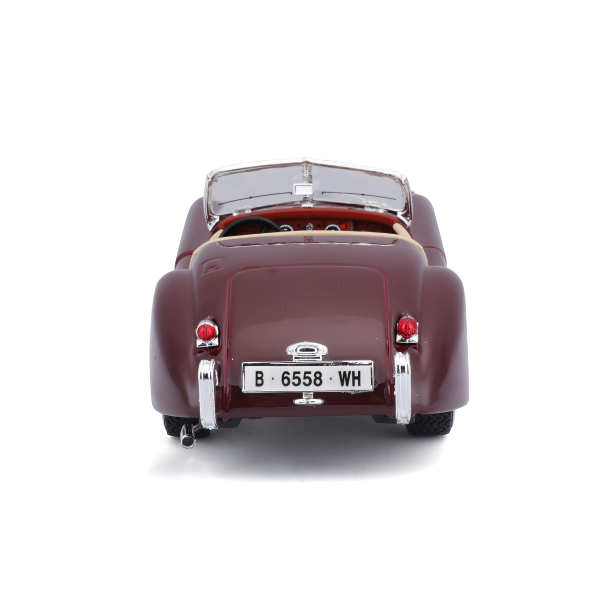 Bburago - Auta HOBBY, Jaguar XK 120 Roadster (1951), červená, 1:24
