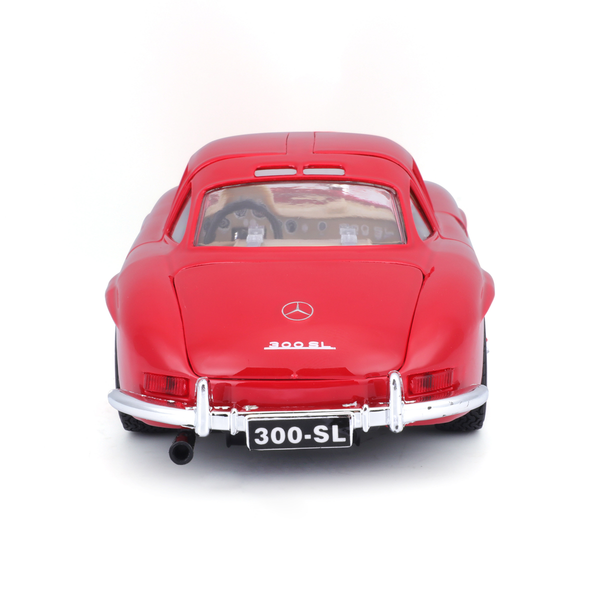 Bburago - Auta HOBBY, Mercedes-Benz 300 SL (1954), červená, 1:24