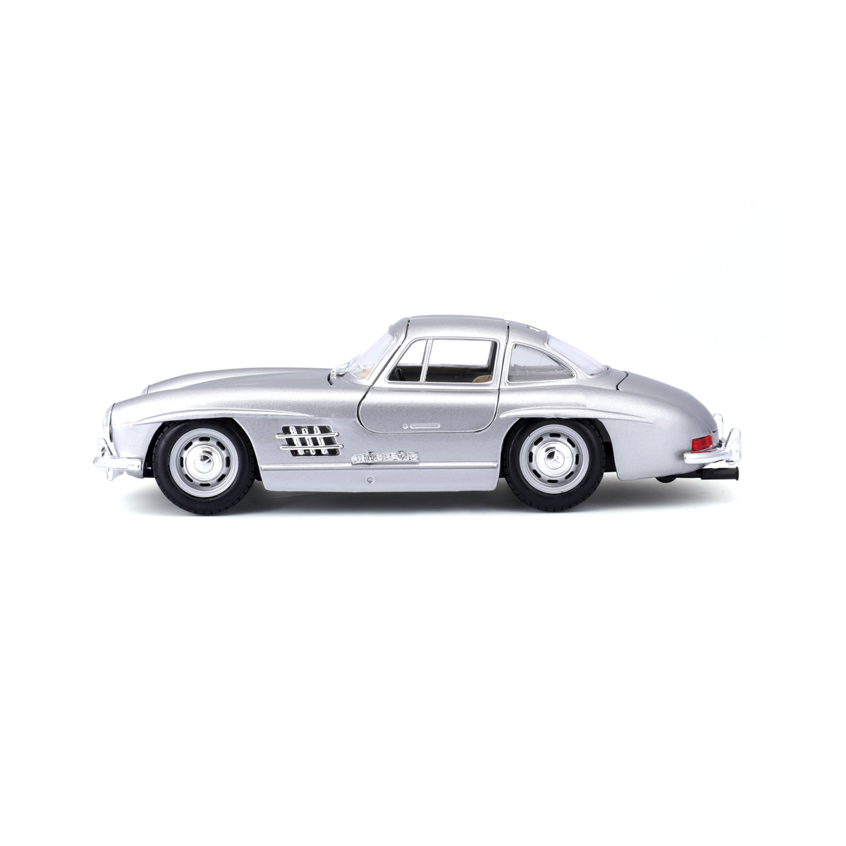 Bburago - Auta HOBBY, Mercedes-Benz 300 SL (1954), stříbrná, 1:24