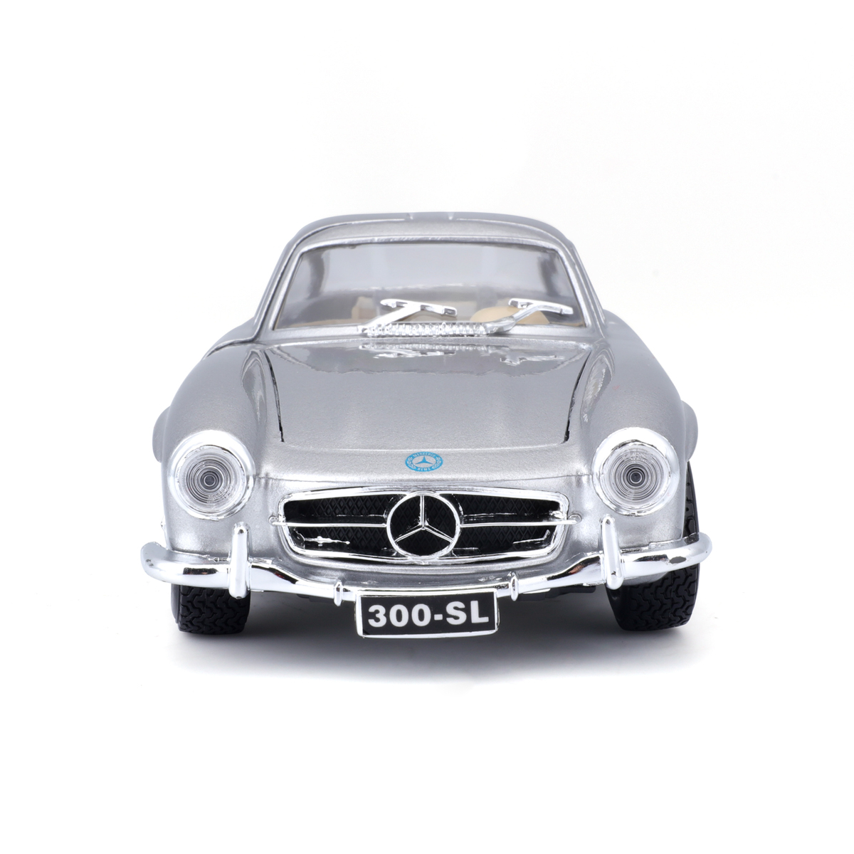 Bburago - Auta HOBBY, Mercedes-Benz 300 SL (1954), stříbrná, 1:24