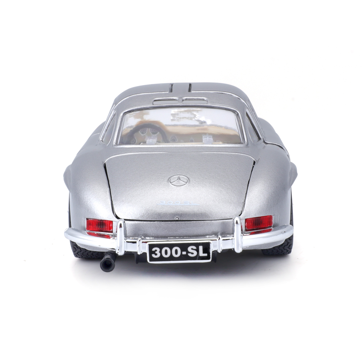 Bburago - Auta HOBBY, Mercedes-Benz 300 SL (1954), stříbrná, 1:24