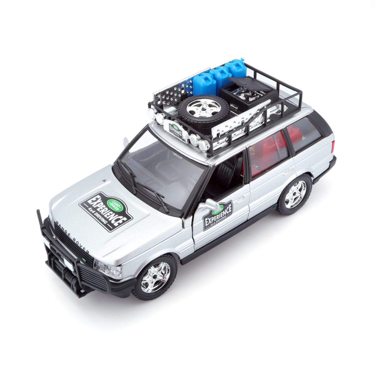 Bburago - Auta HOBBY, Range Rover, stříbrná, 1:24