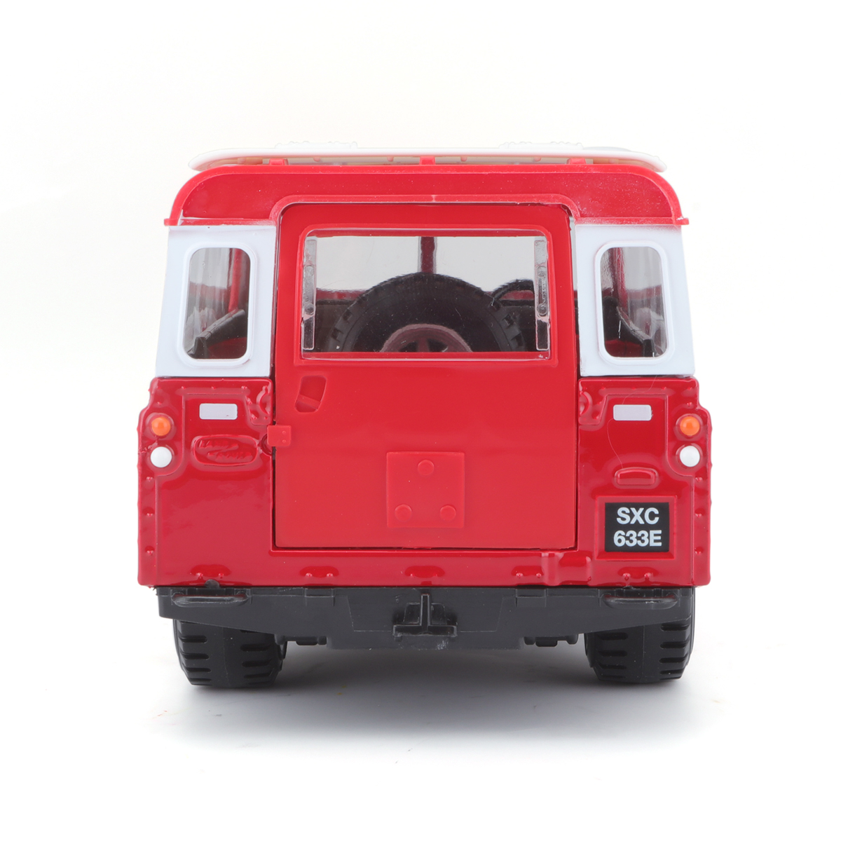 Bburago - Auta HOBBY, Land Rover Series II, červená, 1:24