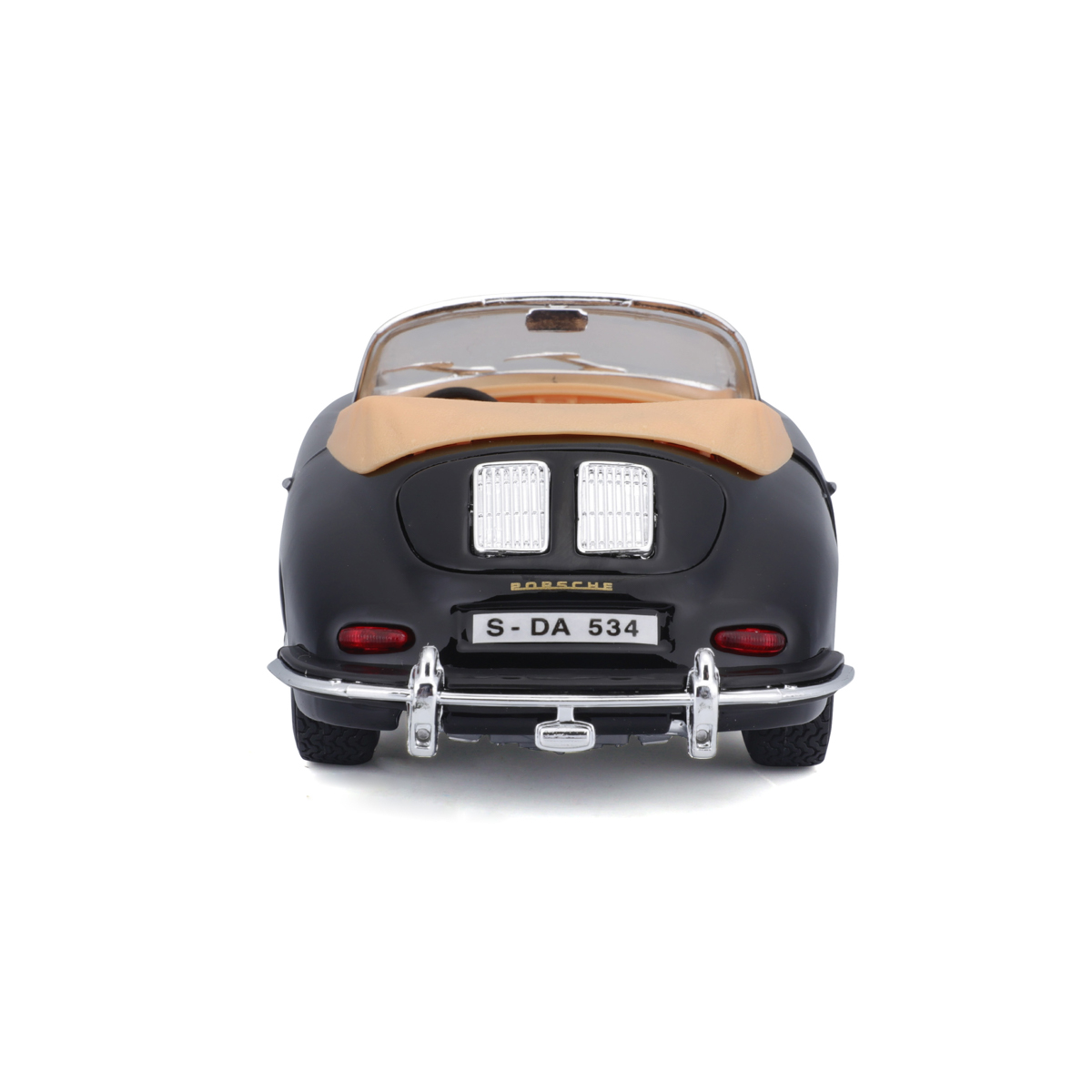 Bburago - Auta HOBBY, Porsche 356B Cabriolet (1961), černá, 1:24