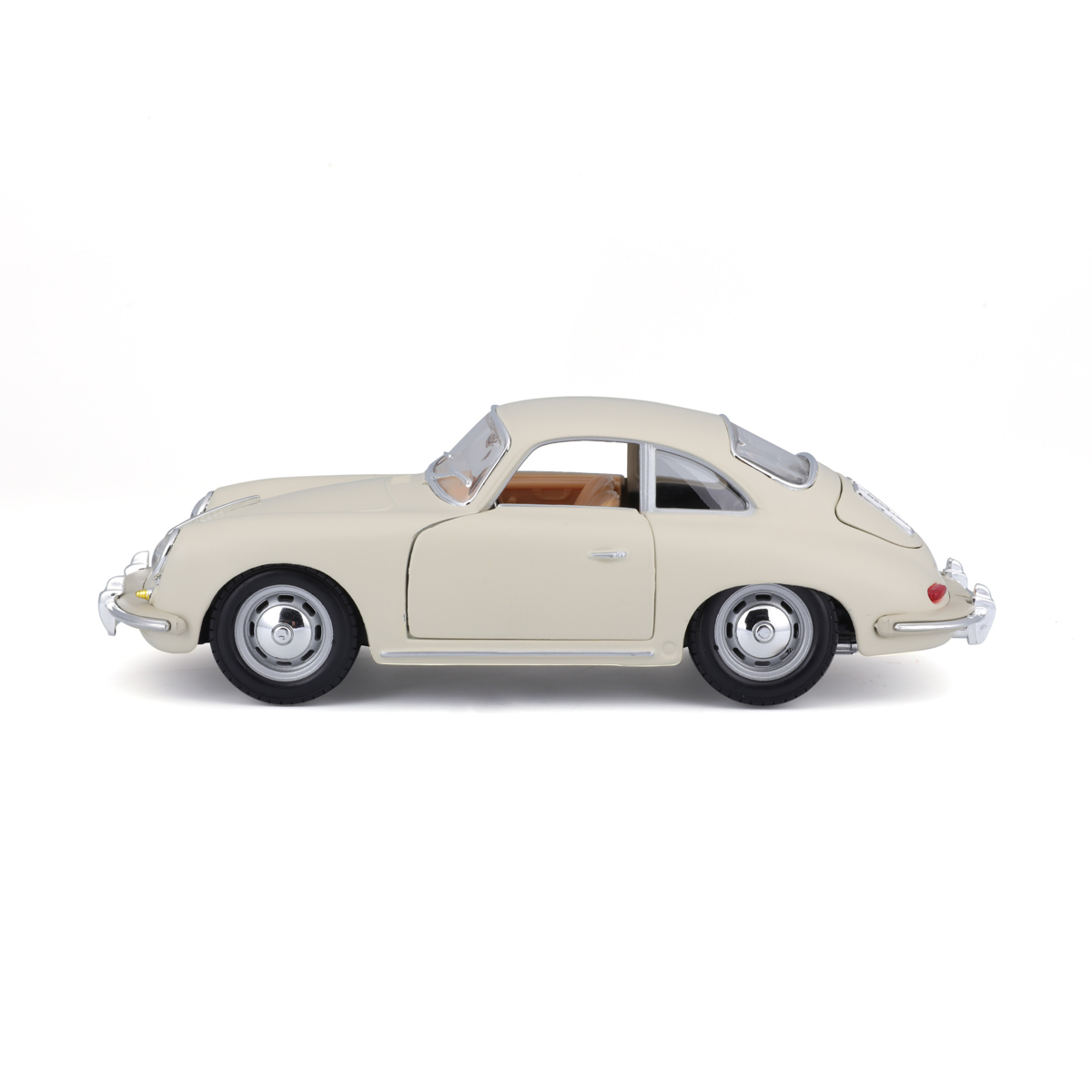 Bburago - Auta HOBBY, Porsche 356B Coupe (1961), Ivory krémová, 1:24
