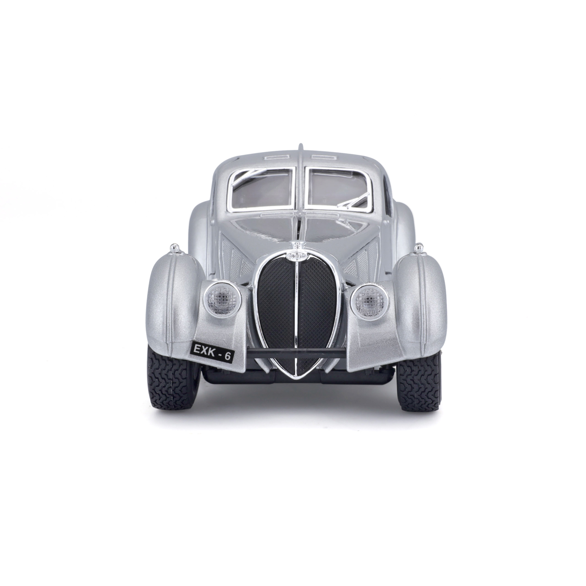Bburago - Auta HOBBY, Bugatti Atlantic, stříbrná, 1:24