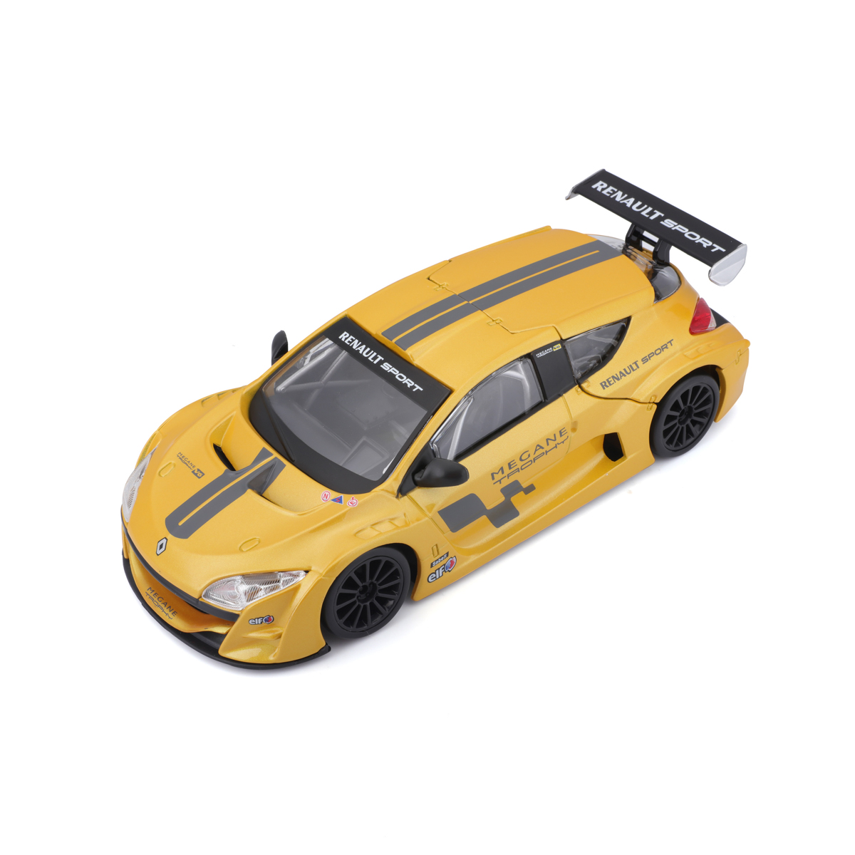 Bburago - Auta HOBBY, Renault Mégane Trophy, žlutá metalíza, 1:24
