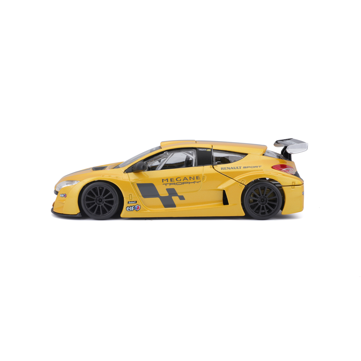 Bburago - Auta HOBBY, Renault Mégane Trophy, žlutá metalíza, 1:24