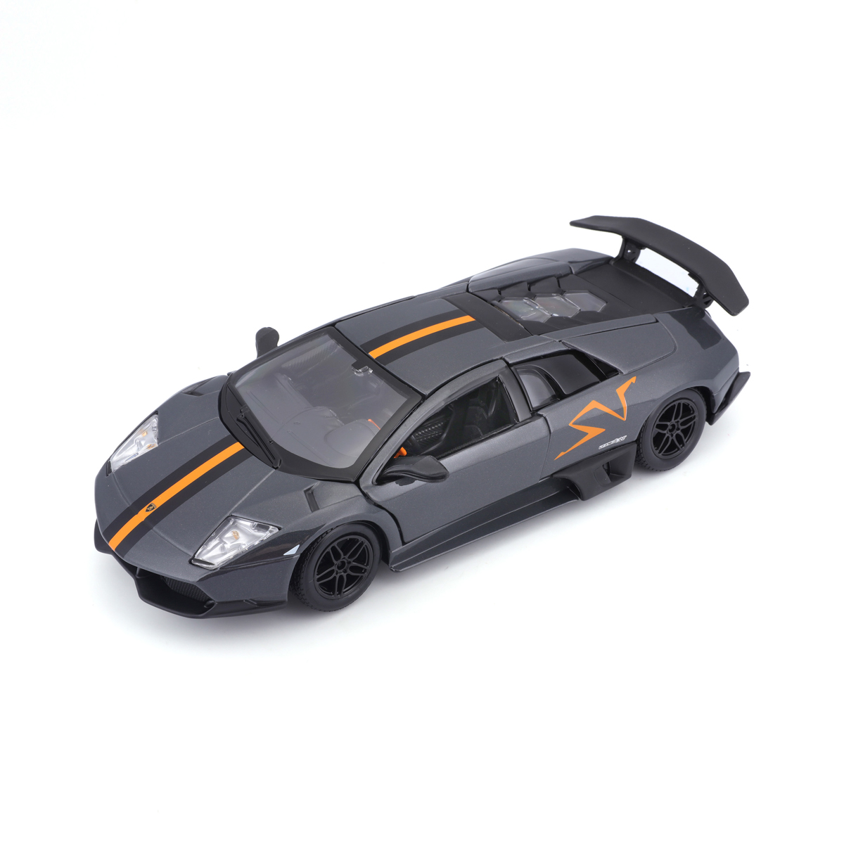 Bburago - Auta HOBBY, Murciélago LP 670-4 SV China Limited Edition, šedá metalíza, 1:24