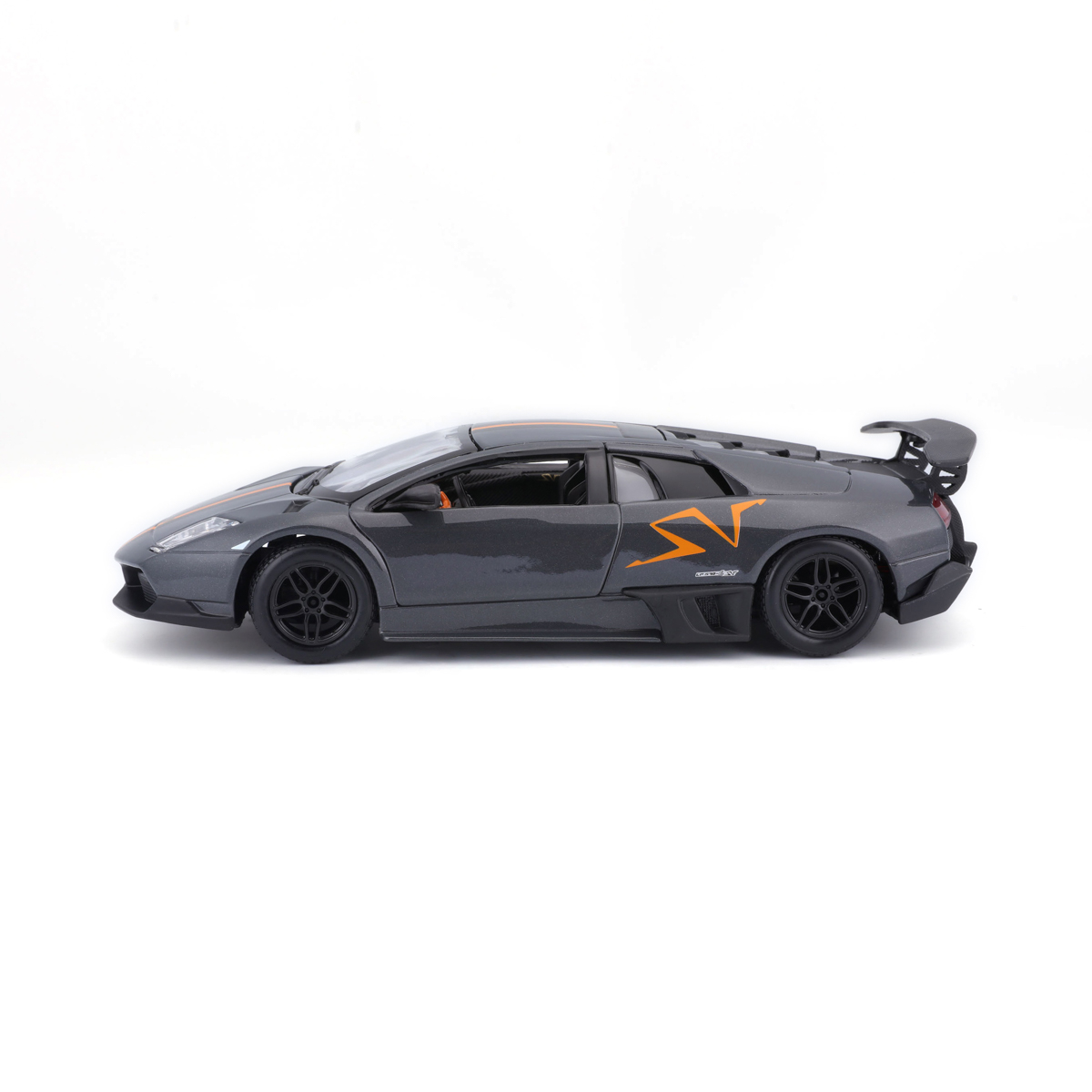 Bburago - Auta HOBBY, Murciélago LP 670-4 SV China Limited Edition, šedá metalíza, 1:24