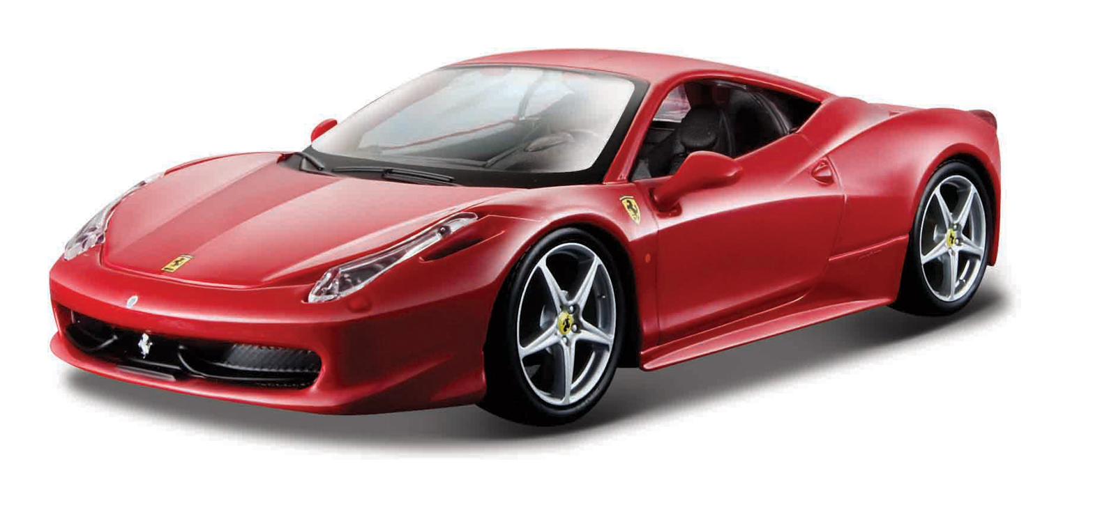 Bburago - RACE+PLAY, Ferrari 458 Italia, červená, 1:24