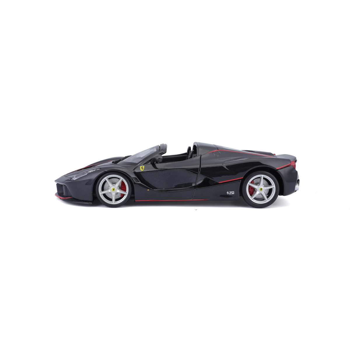 Bburago - RACE+PLAY, Ferrari LaFerrari Aperta, černá metalíza, 1:24