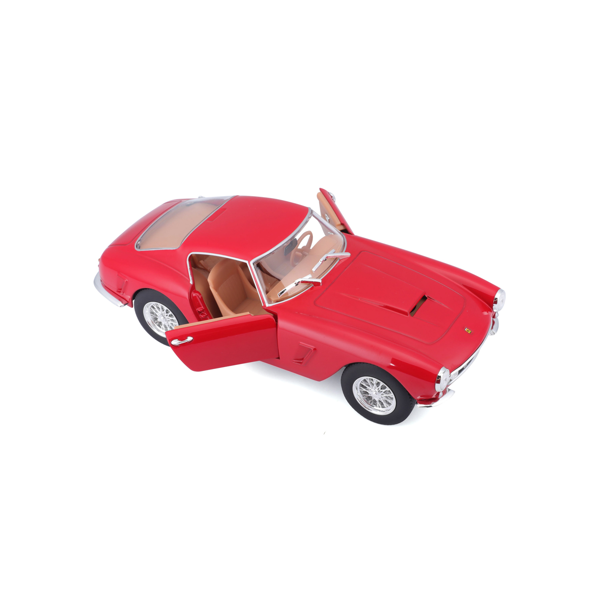 Bburago - RACE+PLAY, Ferrari 250 GT Berlinetta Passo Corto, červená, 1:24