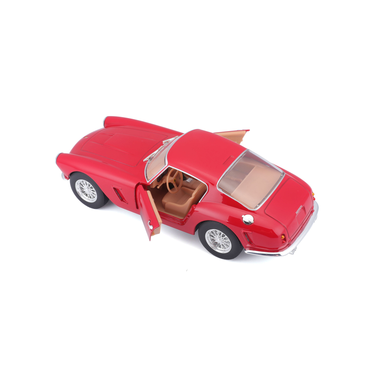 Bburago - RACE+PLAY, Ferrari 250 GT Berlinetta Passo Corto, červená, 1:24