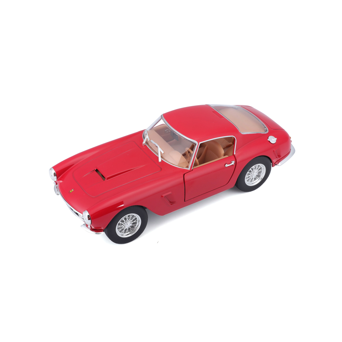 Bburago - RACE+PLAY, Ferrari 250 GT Berlinetta Passo Corto, červená, 1:24