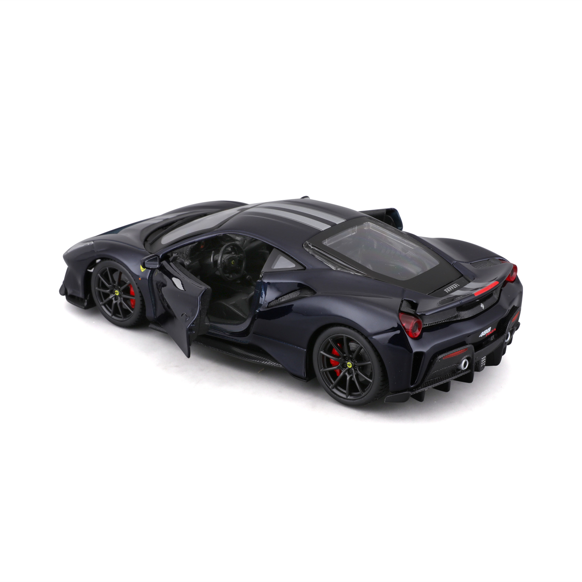 Bburago - RACE+PLAY, Ferrari 488 Pista, tmavě modrá, 1:24