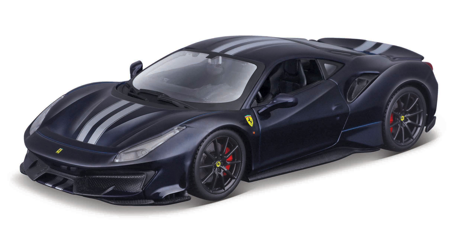 Bburago - RACE+PLAY, Ferrari 488 Pista, tmavě modrá, 1:24