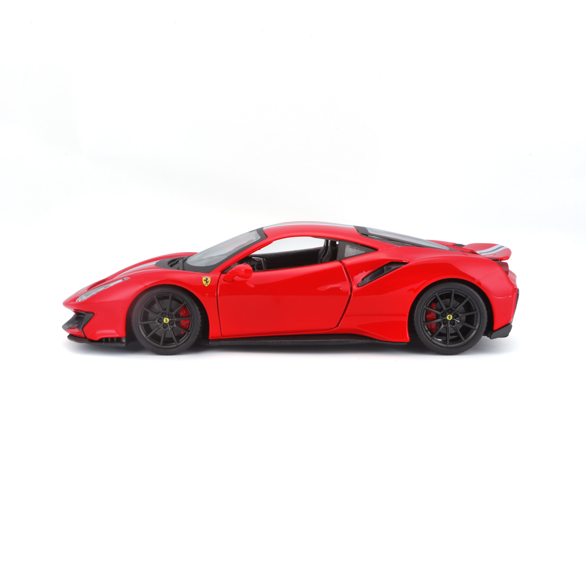 Bburago - RACE+PLAY Ferrari 488 Pista, červená, 1:24