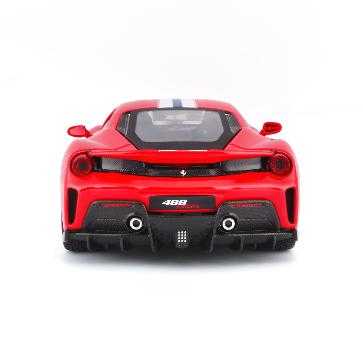 Bburago - RACE+PLAY Ferrari 488 Pista, červená, 1:24