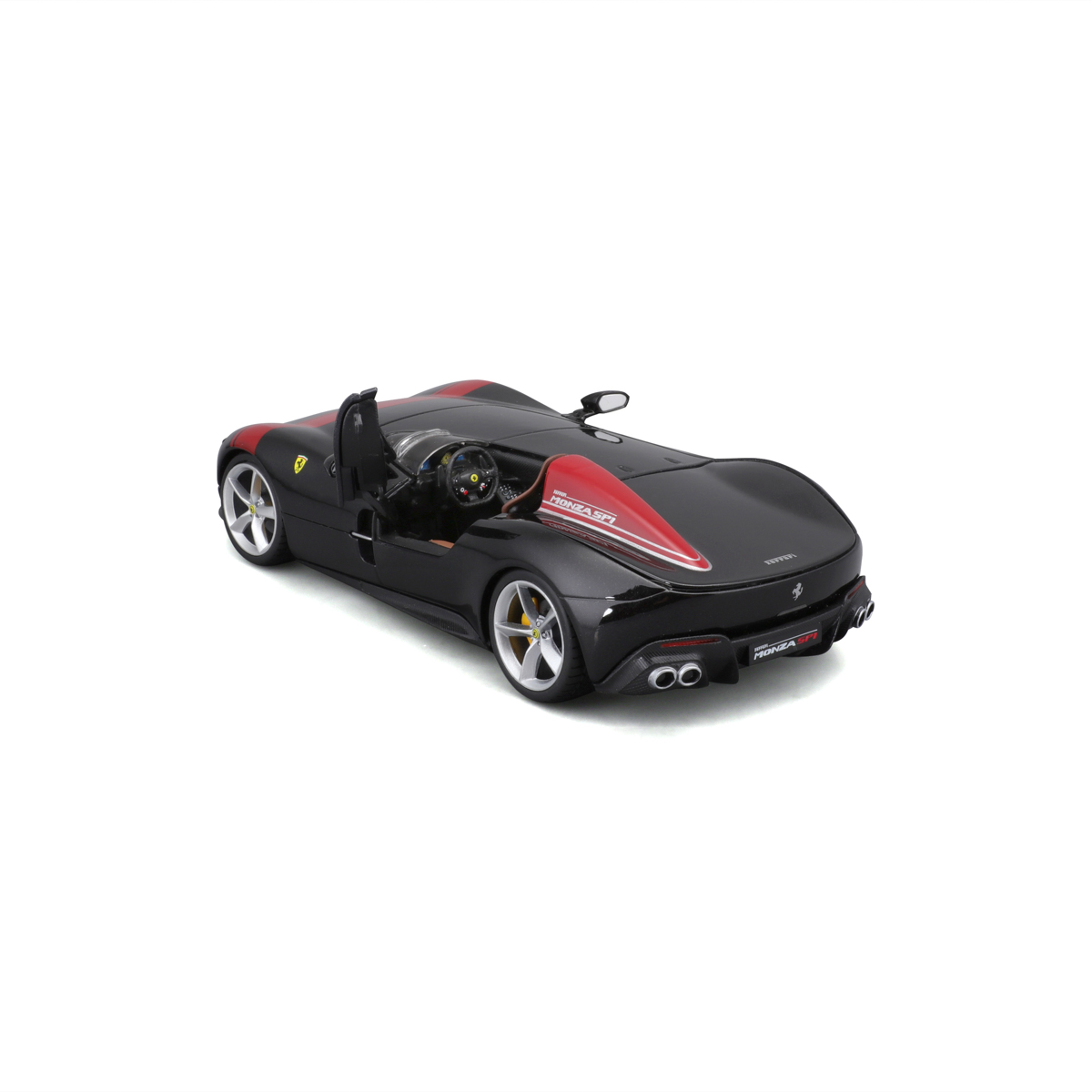 Bburago - RACE+PLAY, Ferrari Monza SP1, černá, 1:24