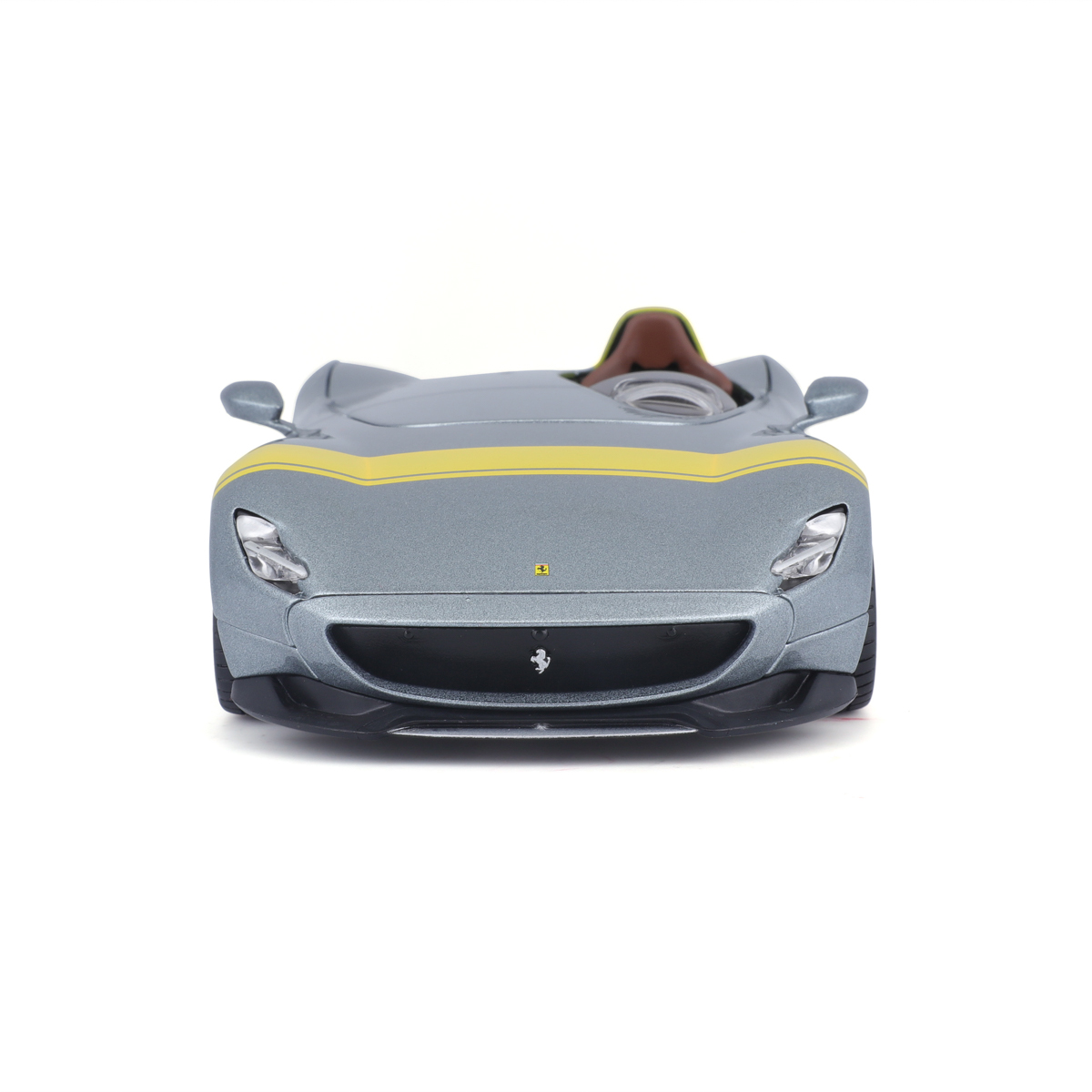 Bburago - RACE+PLAY, Ferrari Monza SP1, stříbrná, 1:24