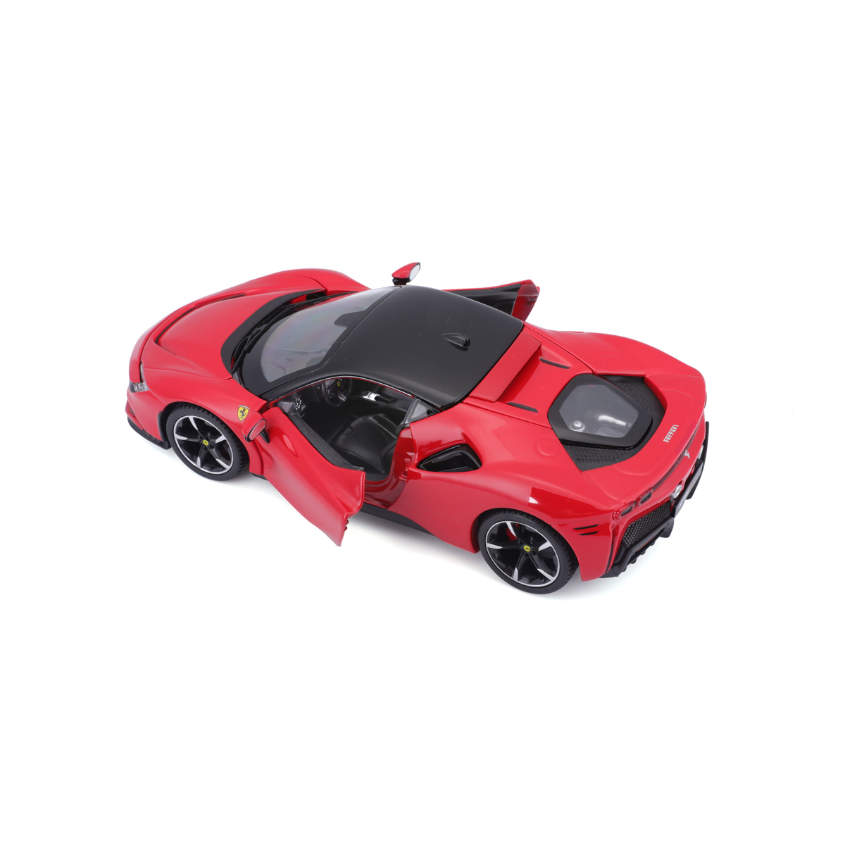 Bburago - RACE+PLAY, Ferrari SF90 Stradale, červená, 1:24
