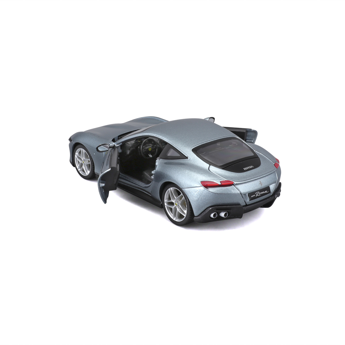 Bburago - RACE+PLAY, Ferrari Roma, šedá metalíza, 1:24
