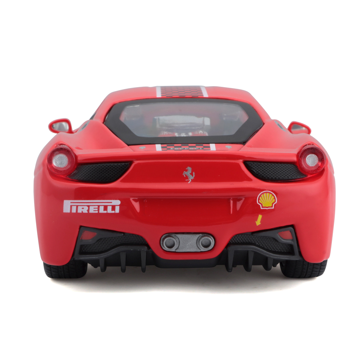 Bburago - RACING, Ferrari 458 Challenge, červená, 1:24