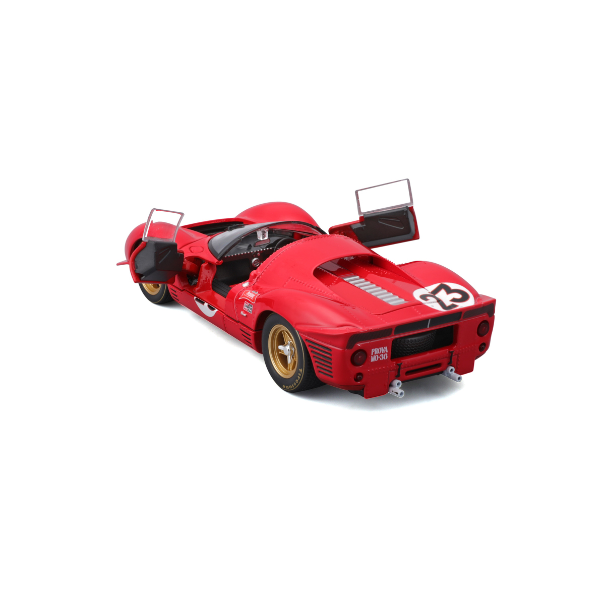 Bburago - RACING, Ferrari 330 P4 Daytona (1967), červená, 1:24