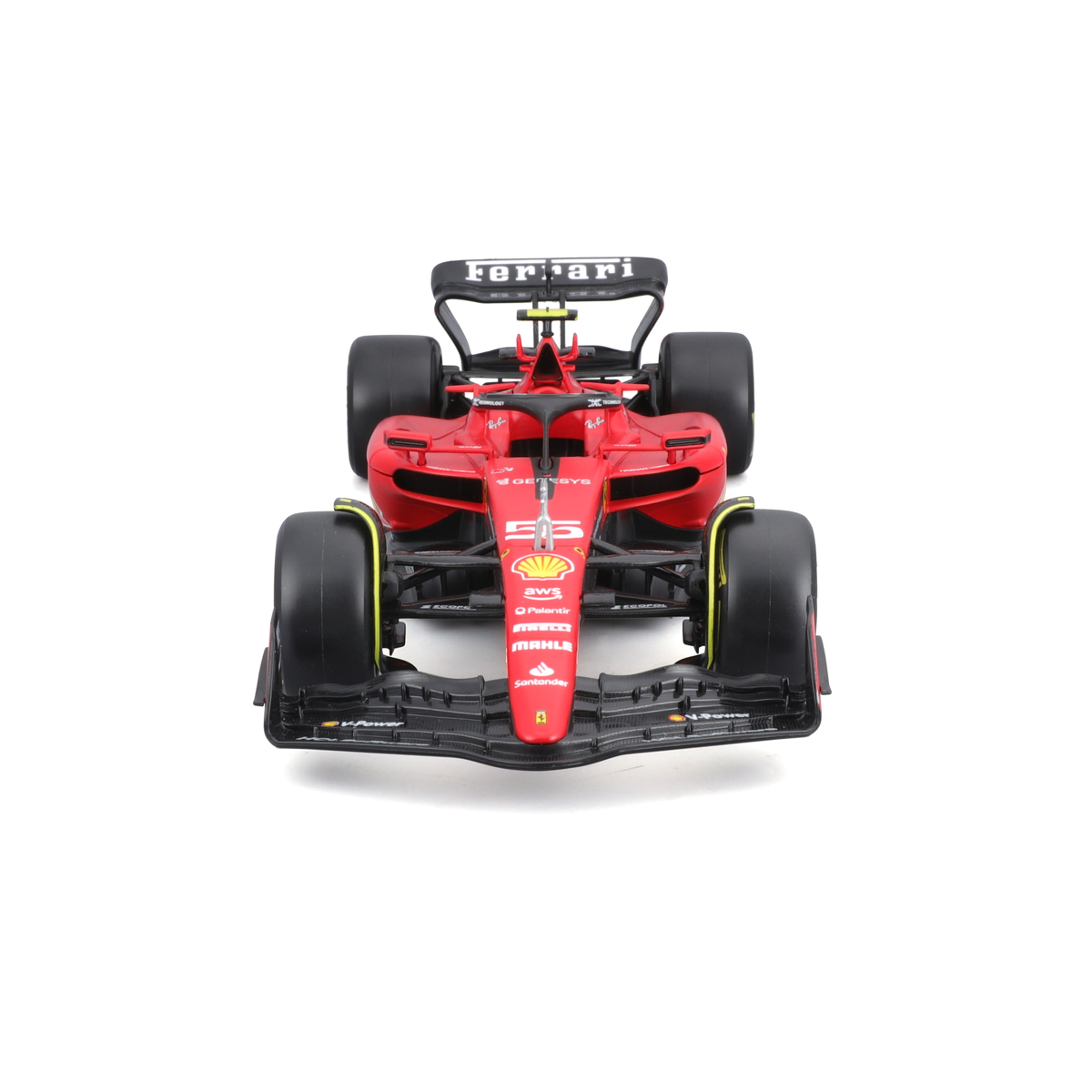 Bburago - FORMULA RACING, F1 Ferrari SF-23 (2023) s figurkou jezdce, #55 Carlos Sainz, 1:24