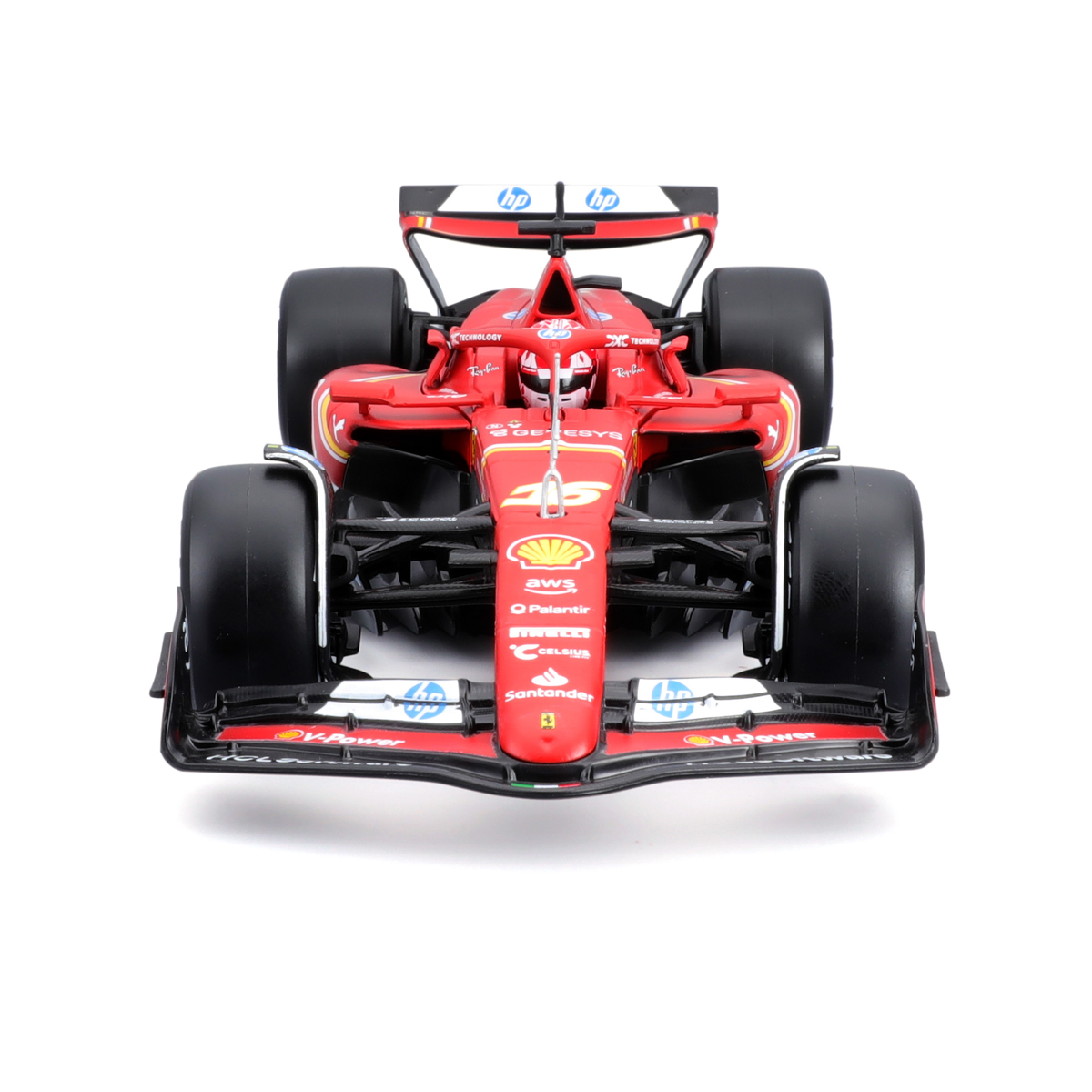 Bburago - RACE F1 v dekorativním boxu, Ferrari SF-24 (2024), #16 Charles Leclerc, 1:24