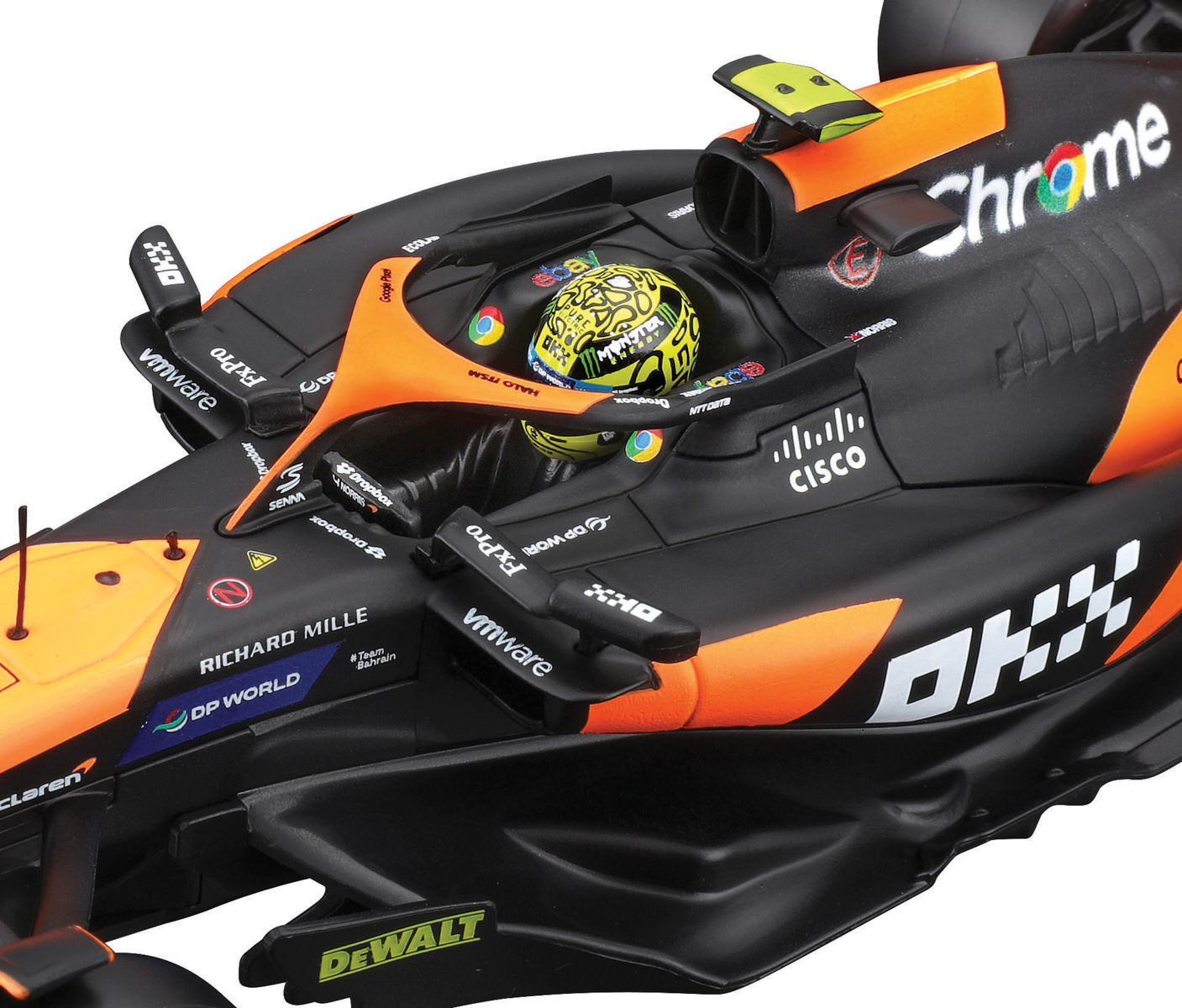 Bburago - RACE Formule F1 v dekorativním boxu, McLaren Team MCL38 (2024), 4# Lando Norris, 1:24