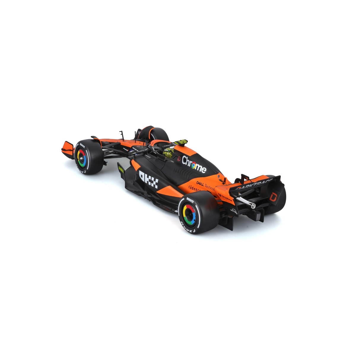 Bburago - RACE Formule F1 v dekorativním boxu, McLaren Team MCL38 (2024), 4# Lando Norris, 1:24