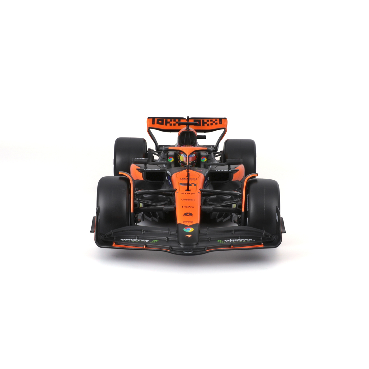 Bburago - RACE Formule F1 v dekorativním boxu, McLaren Team MCL38 (2024), 81# Oscar Piastr, 1:24