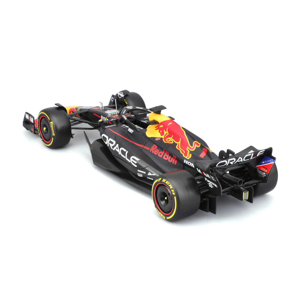Bburago - RACE Formule F1 s figurkou jezdce, Oracle Red Bull Racing RB19 (2023), #1 Verstappen, 1:24