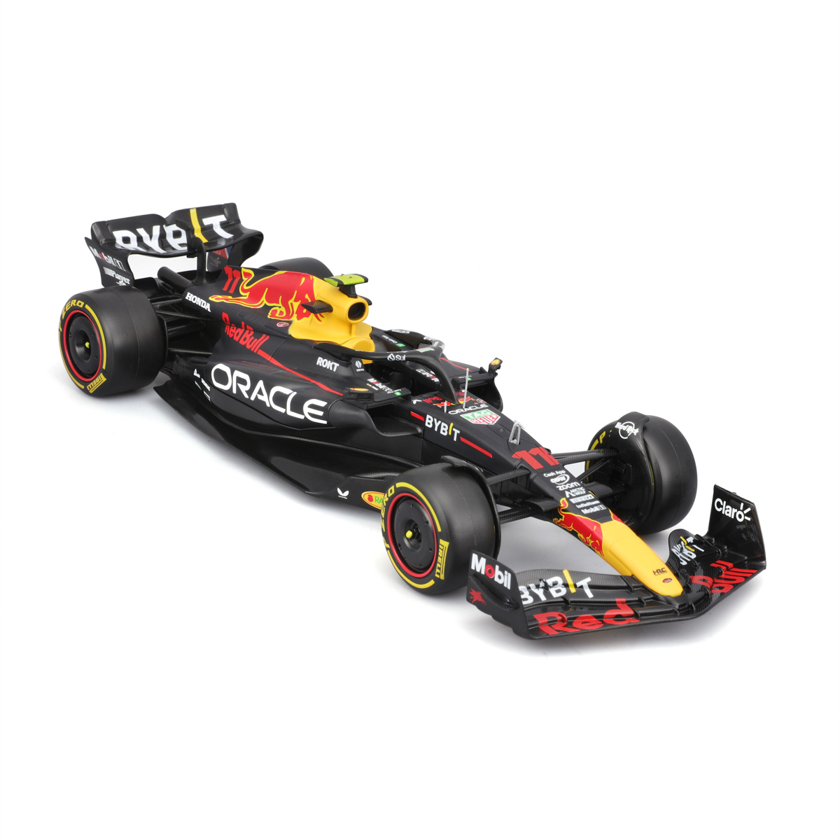 Bburago - RACE Formule F1 s figurkou jezdce, Oracle Red Bull Racing RB19 (2023), 11# Peréz, 1:24