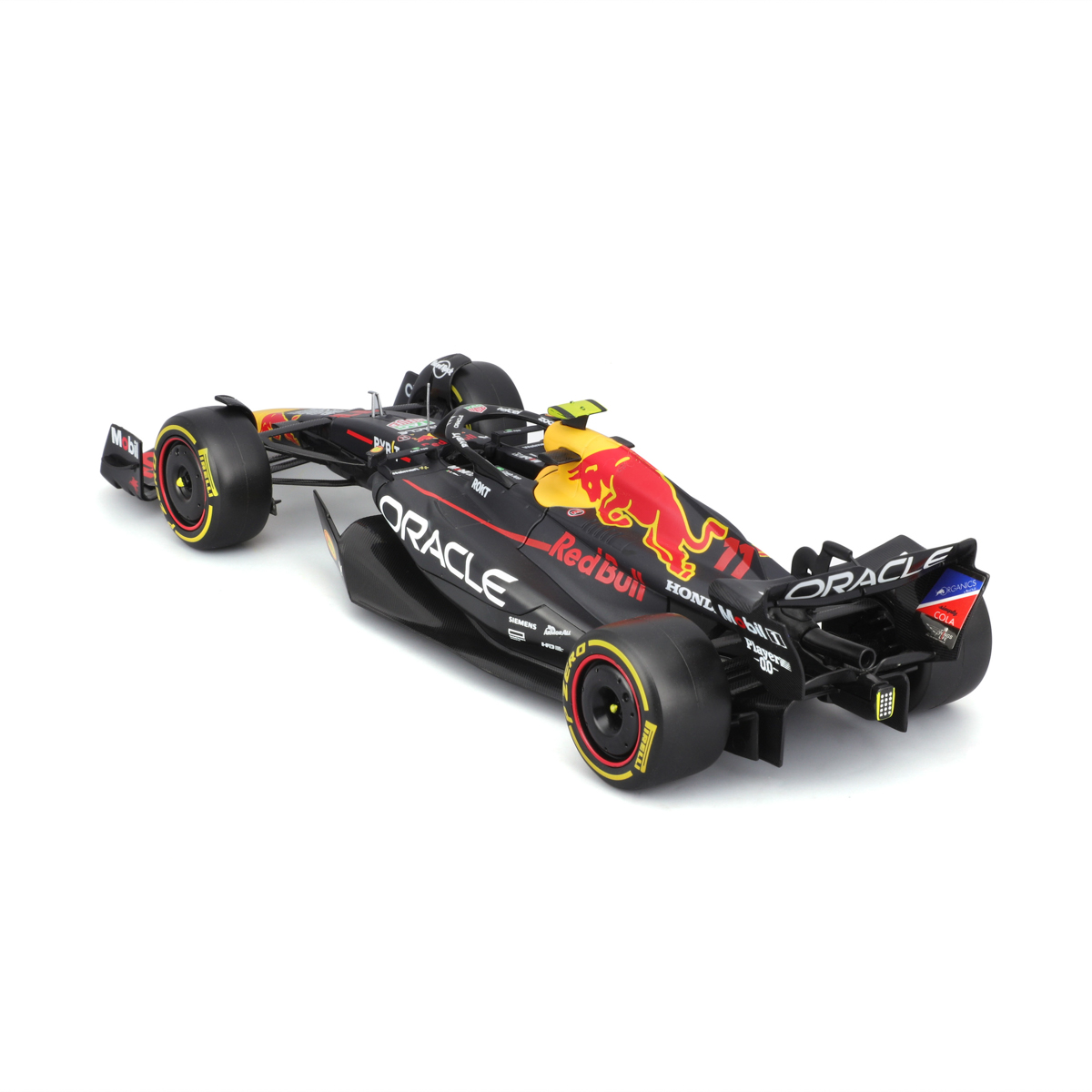 Bburago - RACE Formule F1 s figurkou jezdce, Oracle Red Bull Racing RB19 (2023), 11# Peréz, 1:24