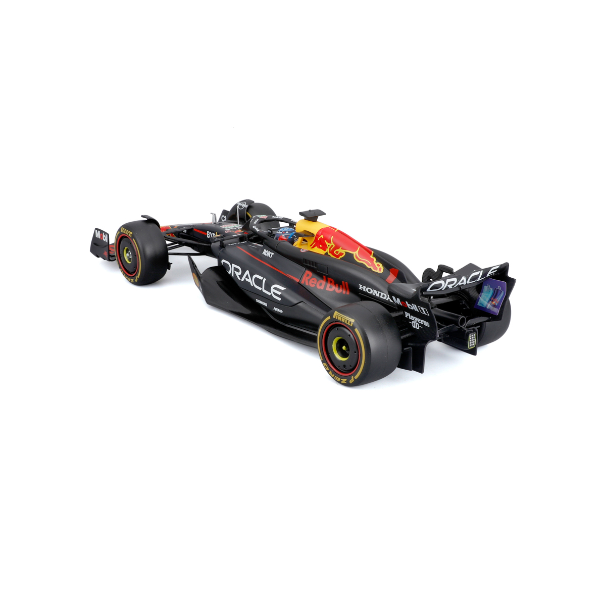 Bburago - RACE F1 v dekorativním boxu, Oracle Red Bull Racing RB20 (2024), #1 Max Verstappen, 1:24